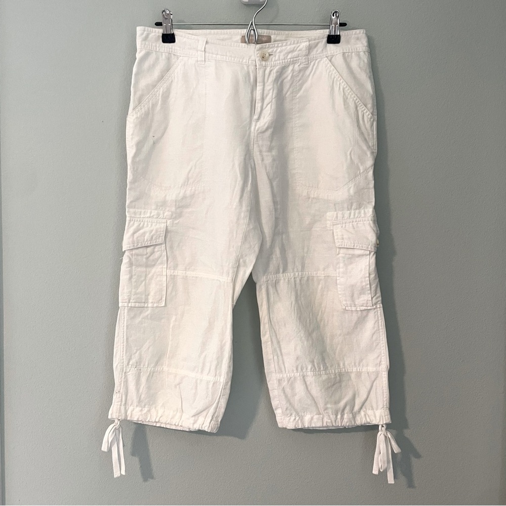 Banana Republic Women’s White Crop Pants